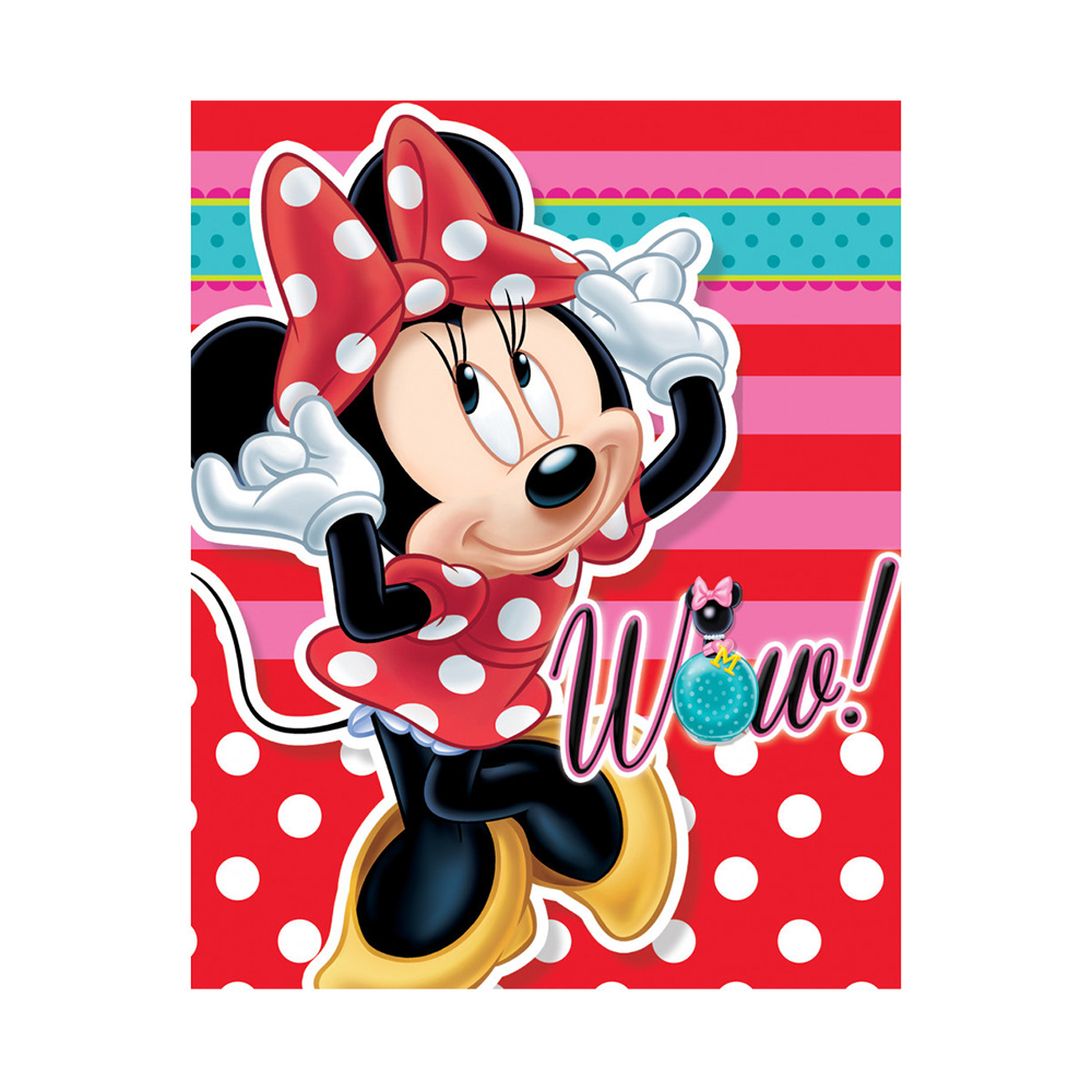 Paturica Pufoasa pentru Copii – 100×140 cm – Minnie Mouse Wow LDS0024 harnicuta.ro imagine noua