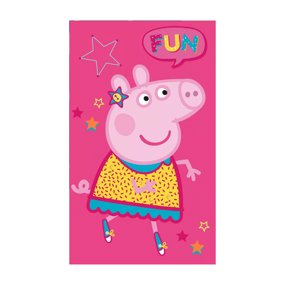 Prosop de Fata pentru Copii – 30×50 cm – Roz Peppa Pig LDS0058 harnicuta.ro imagine noua